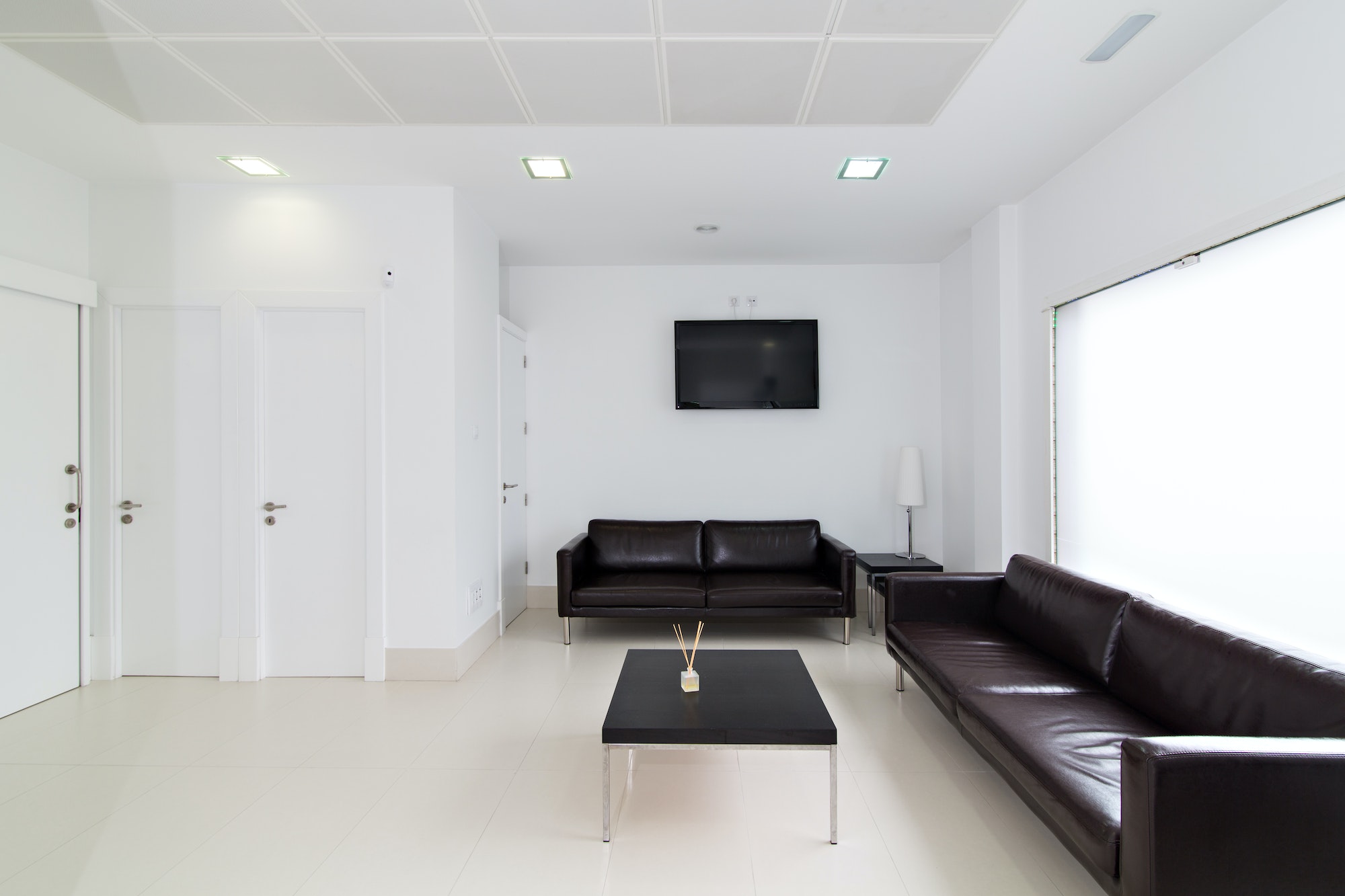 waiting room in modern dental clinic